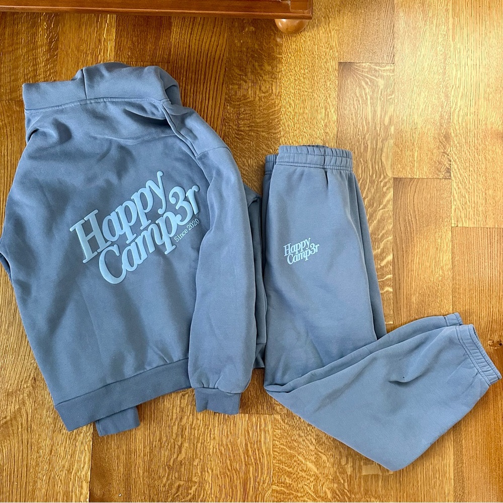 Blue Women's Hoodie Happy Camp3r